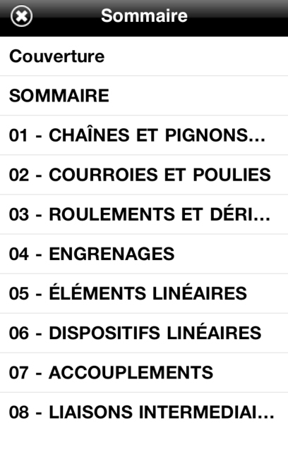 Le catalogue Prud'homme Transmissions sur Iphone et Ipad