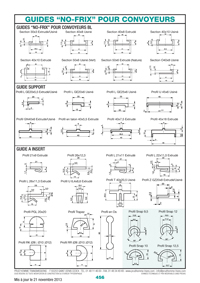 Page 456 : Guides "No-Frix" pour convoyeurs