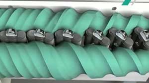 Vis d'archimède monoblocs en plastique