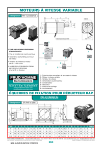 Page 263 : Moteurs à vitesse variable
