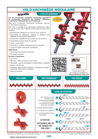 Vis d'Archimède modulaire