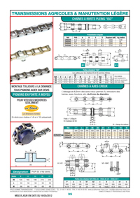 Page 35 : Transmissions agricoles et manutention légère