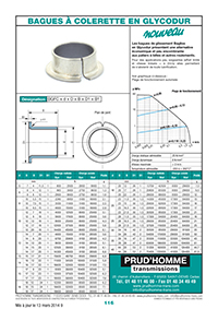 Page 116 : Bagues à colerette en Glycodur®