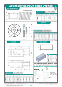 Page 235 : Accessoires pour série VVDAXC