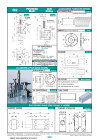 Page 239 : Vérins à vis VVTEMC & VVDAXC C2 - 2kN/200kg