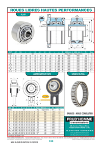 Page 133 : Roues libres hautes performances