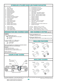 Page 38 : Chaînes de manutention