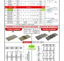 Page 50 Catalogue 2018 Chaînes à palettes en plastique marche curviligne ou rectiligne