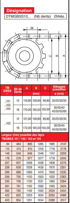 page 65 - Tapis modulaire en métal