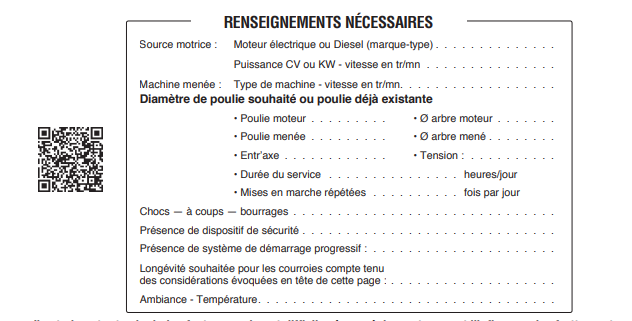 page 68 - COURROIES TRAPÉZOIDALES