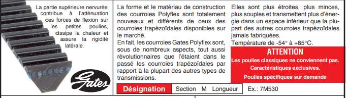 page 78 - COURROIES TRAPÉZOÏDALES POLYFLEX