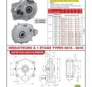 Page 561 - RÉDUCTEURS À ARBRE CREUX & RÉDUCTEURS À 1 ÉTAGE TYPES 0015 - 0016