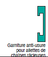 Page 503 - GUIDES DROITS ET COURBES, PIGNONS ET GALETS DE RENVOI POUR CHAÎNES À PALETTES & <strong>SPÉCIALITÉS POUR TRANSPORTEURS À AUGE</strong>