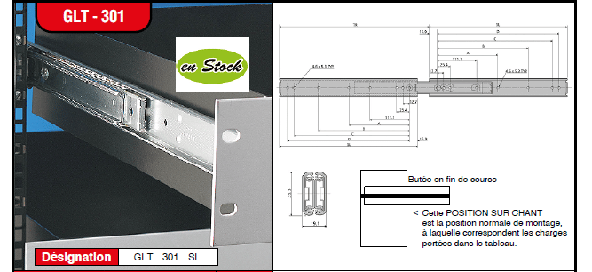 Page 248 - GLISSIÈRES LINÉAIRES TÉLESCOPIQUES - SÉRIE LÉGÈRE