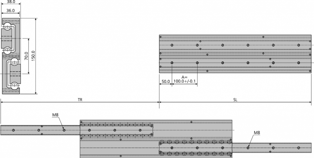 Page 257 - GLISSIÈRES LINÉAIRES TÉLESCOPIQUES