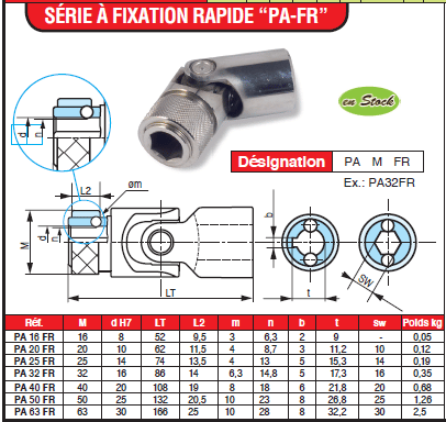 Page 412 - JOINTS “PA” DE GRANDE PRÉCISION & MANCHONS PROTECTEURS SOUPLES