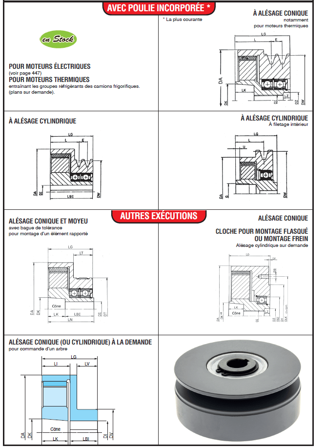 Page 448 - EXÉCUTIONS DES EMBRAYAGES CENTRIFUGES