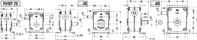 Page 604 - RÉDUCTEURS CYLINDRIQUES À PIGNONS DROITS, MINI RENVOIS D’ANGLE - BOÎTIER POLYESTER RENFORCÉ & RÉDUCTEURS À VIS SANS FIN