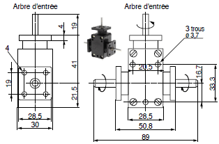 Page 604 - RÉDUCTEURS CYLINDRIQUES À PIGNONS DROITS, MINI RENVOIS D’ANGLE - BOÎTIER POLYESTER RENFORCÉ & RÉDUCTEURS À VIS SANS FIN