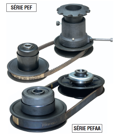 Types de poulies variables