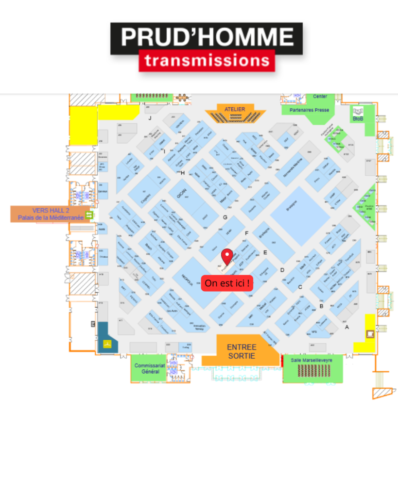 Prudhomme Transmissions au Salon EUROMARITIME 2026 Prudhomme Transmissions au Salon EUROMARITIME 2026