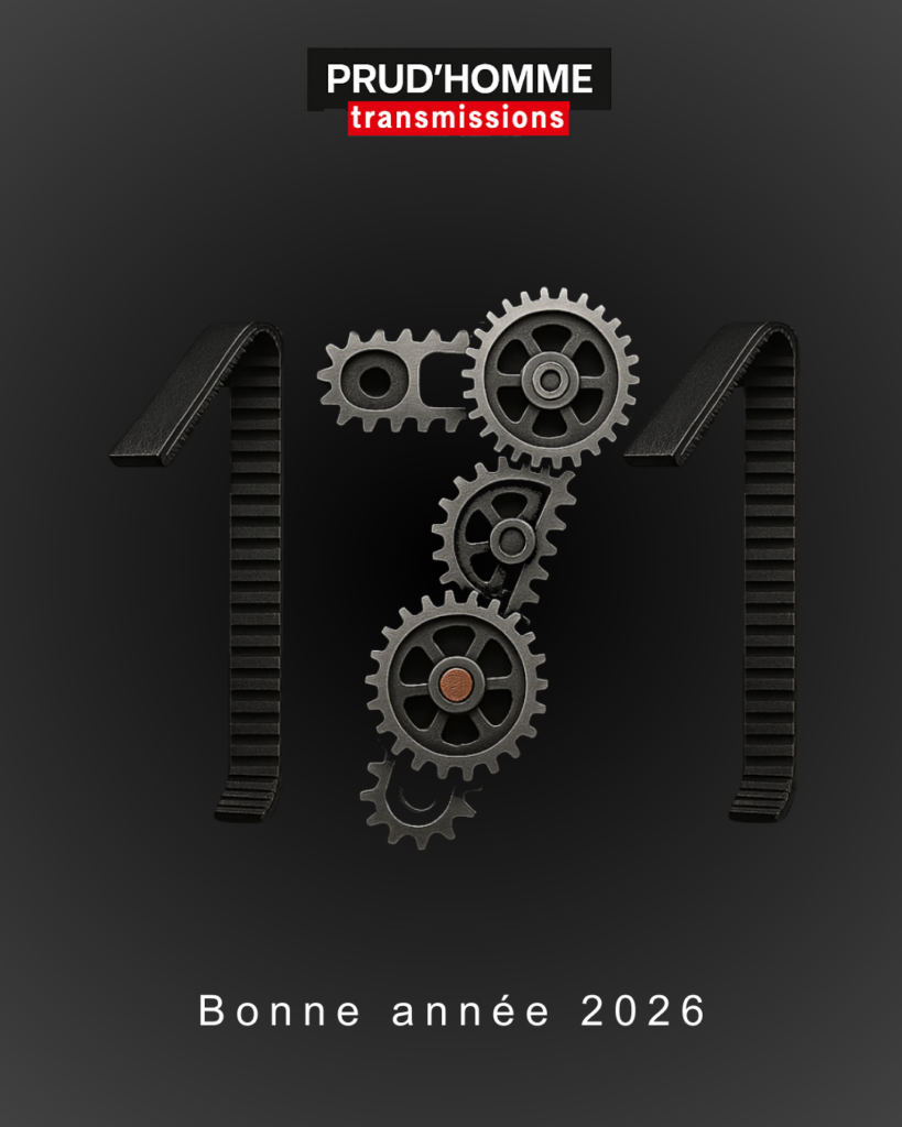 Bonne année 2026 de la part de Prudhomme Transmissions