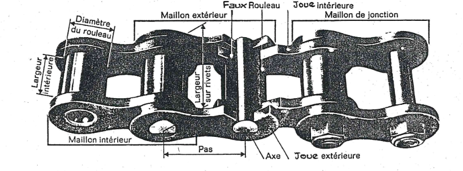 Chaînes à rouleaux